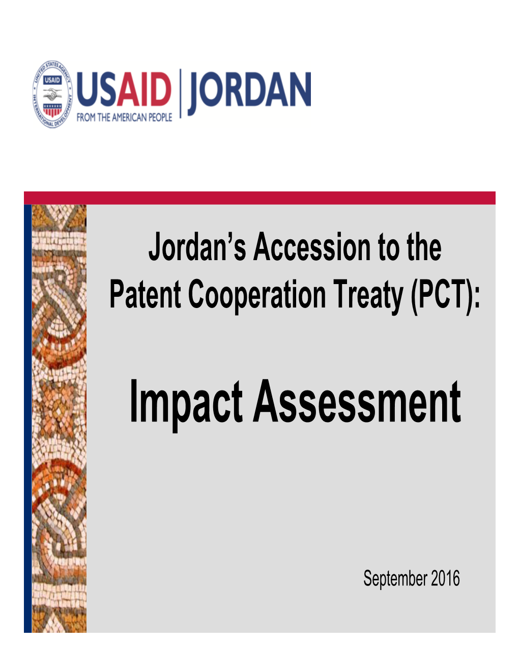 (PCT): Impact Assessment