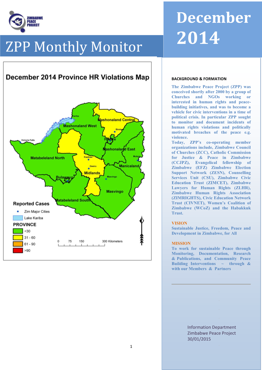 ZPP Monthly Monitor 2014