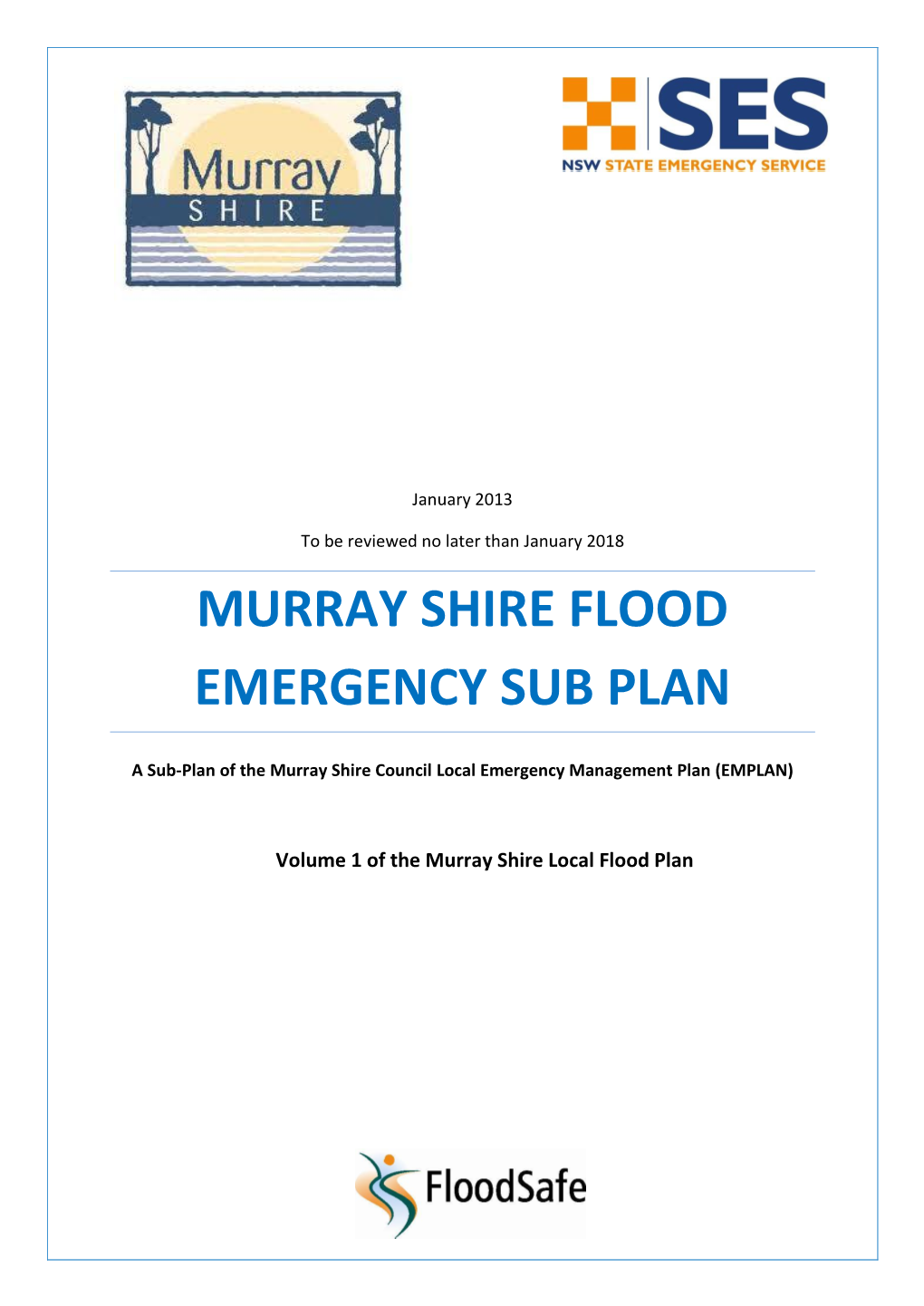 Murray Shire Flood Emergency Sub Plan