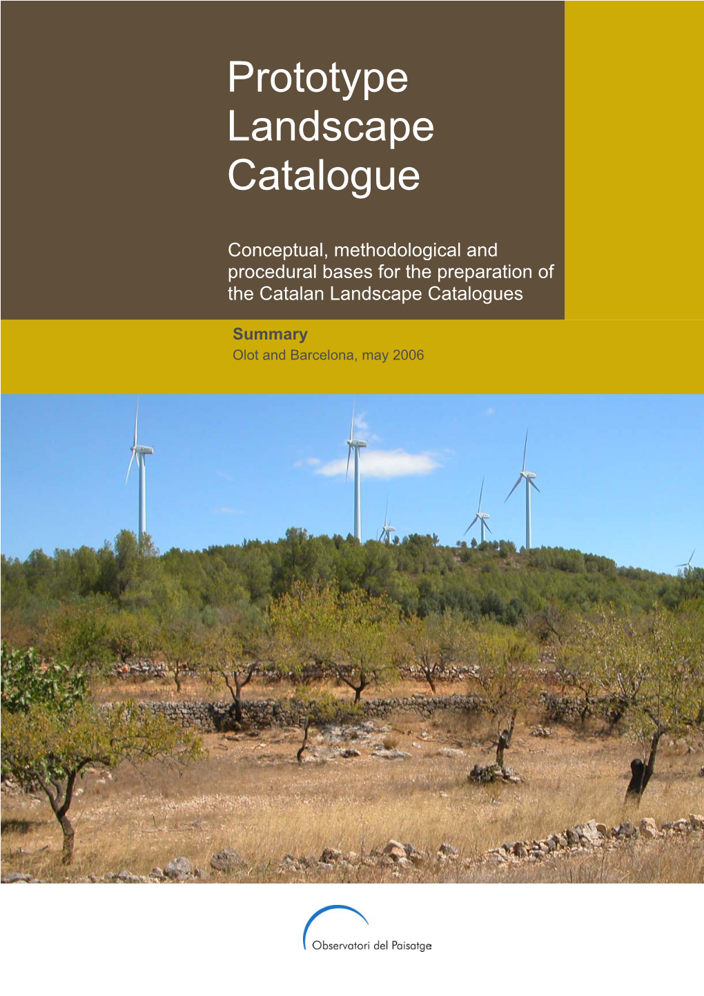 Prototype Landscape Catalogue