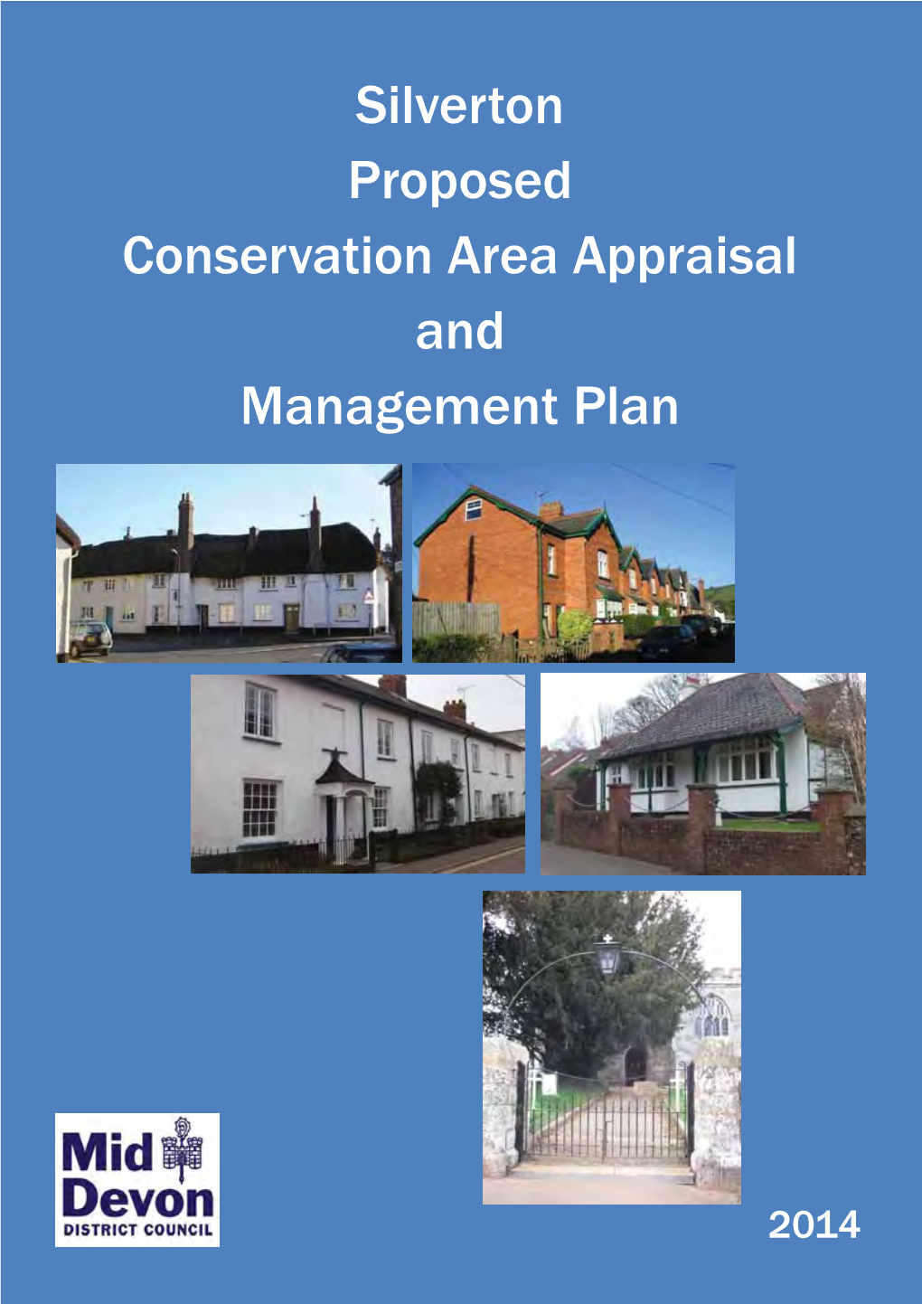 Silverton Proposed Conservation Area Appraisal and Management Plan