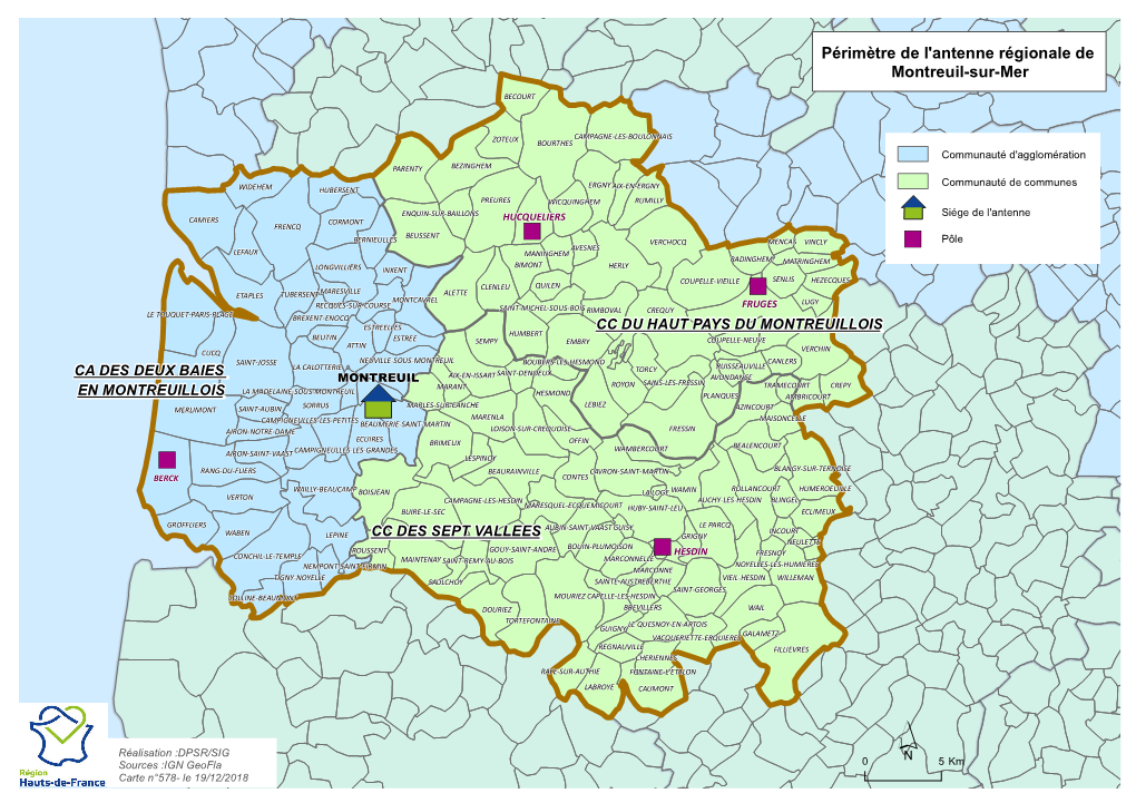 Les Cartes De La Région Hauts-De-France