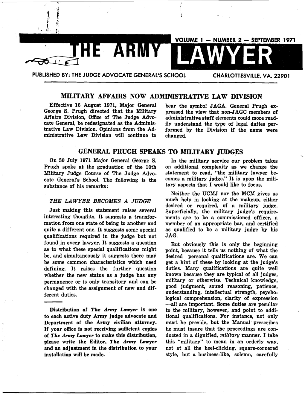 The Army Lawyer (Sep