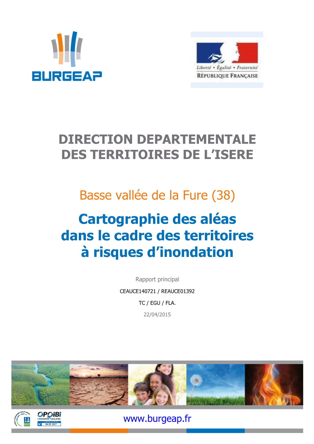 Cartographie Des Aléas Dans Le Cadre Des Territoires À Risques D'inondation