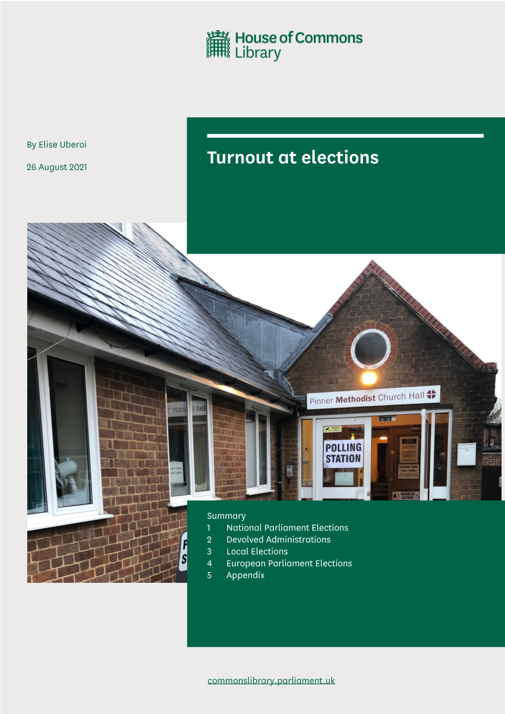 Turnout at Elections