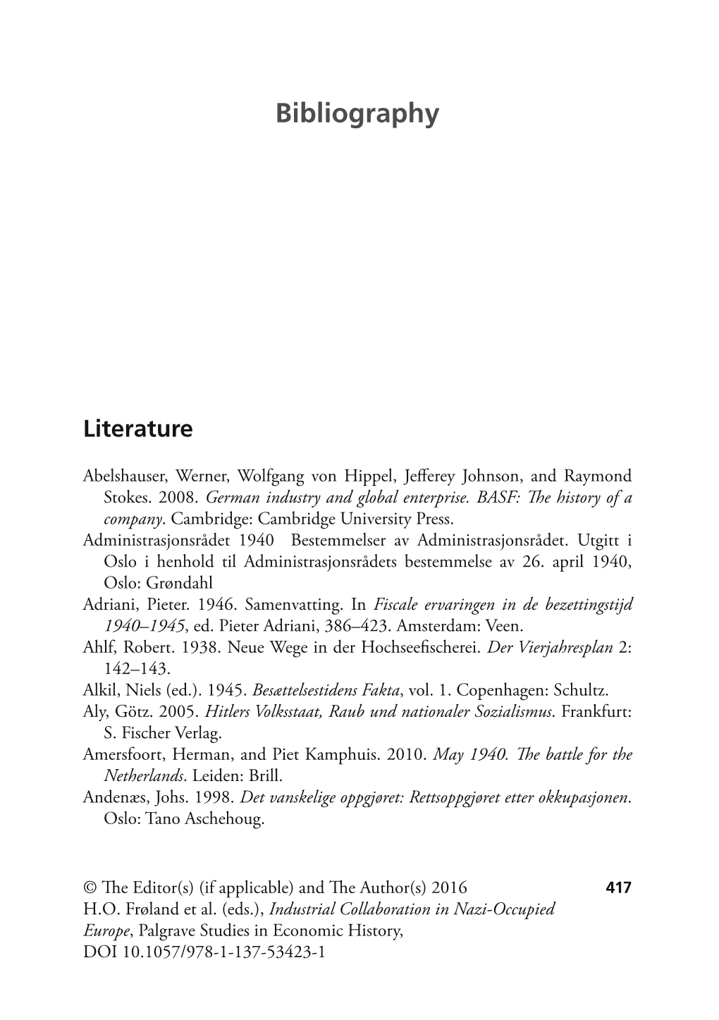 Bibliography