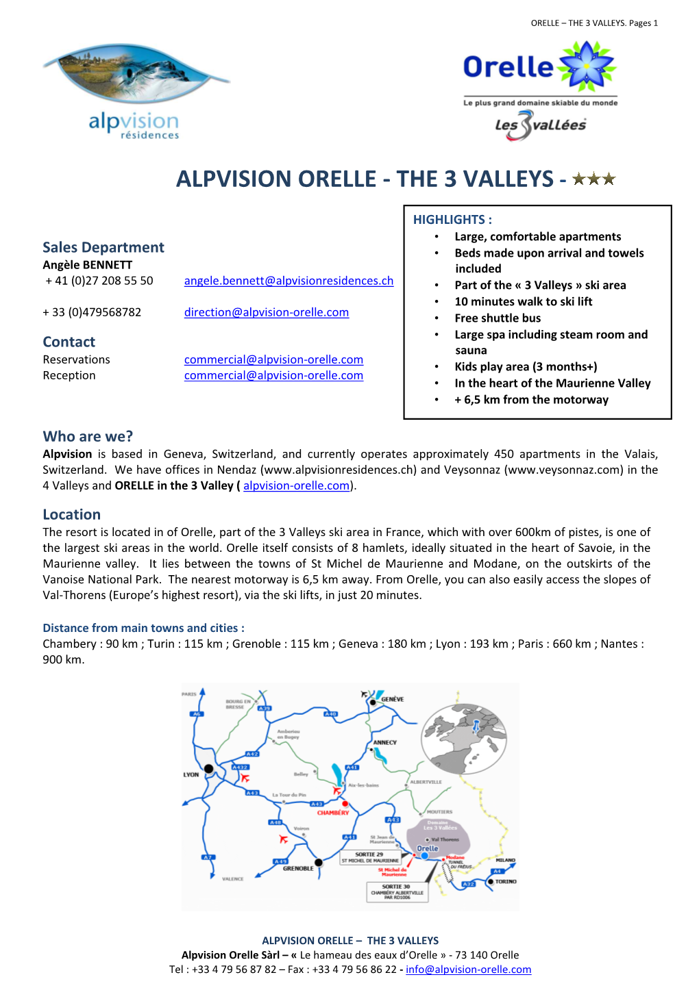 Alpvision Orelle - the 3 Valleys