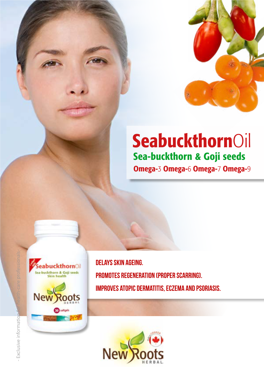 Seabuckthornoil Sea-Buckthorn & Goji Seeds Omega-3 Omega-6 Omega-7 Omega-9