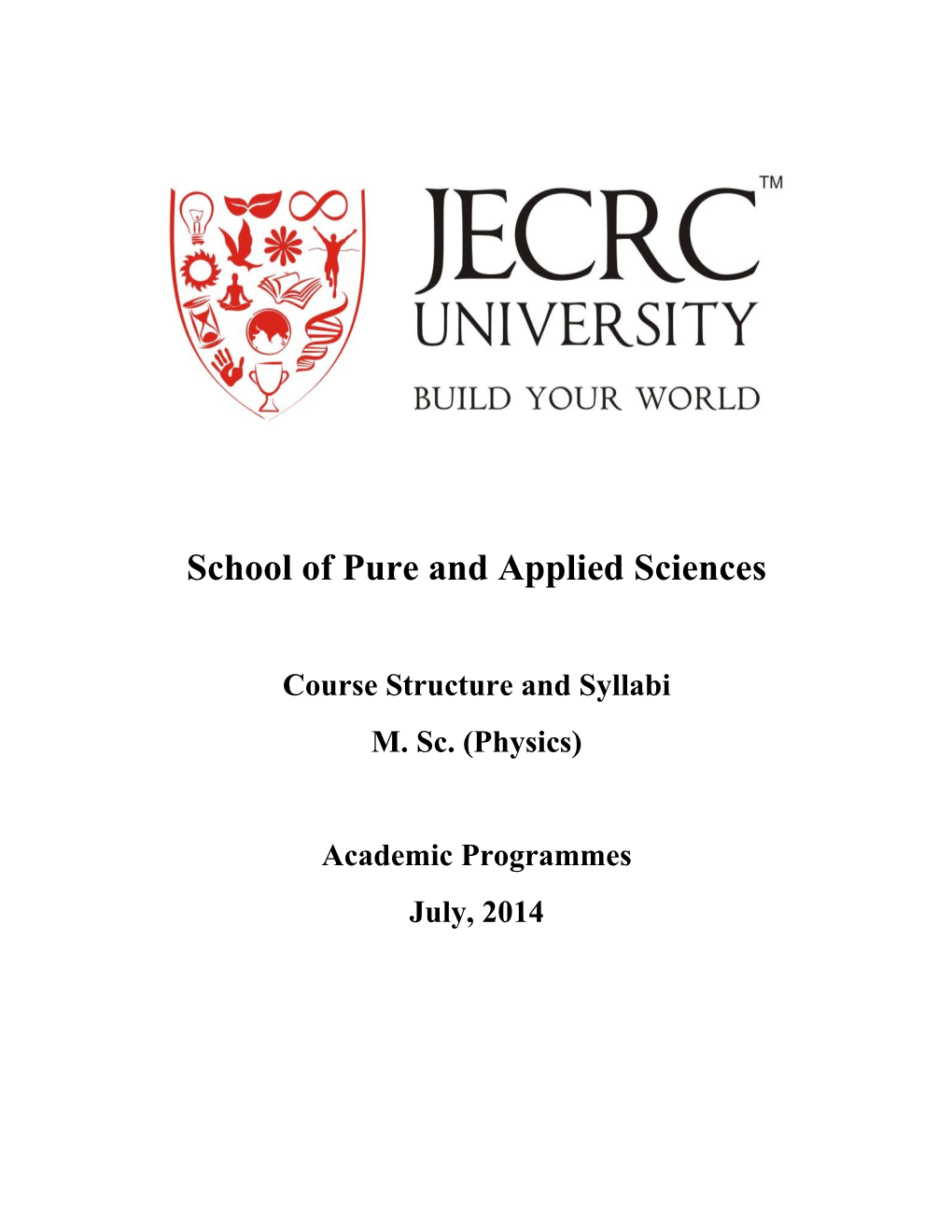 School of Pure and Applied Sciences