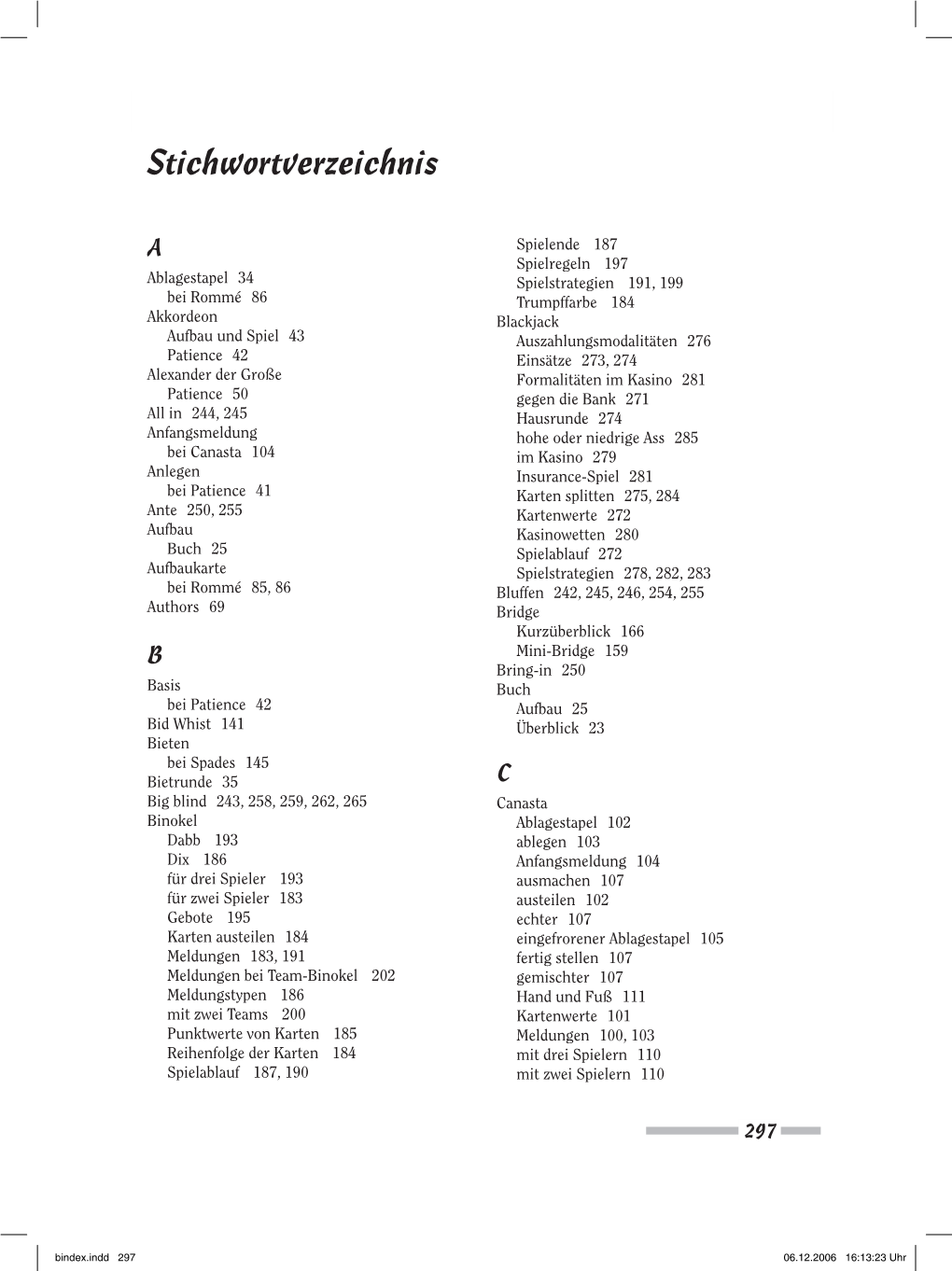 Stichwortverzeichnis Stichwortverzeichnis