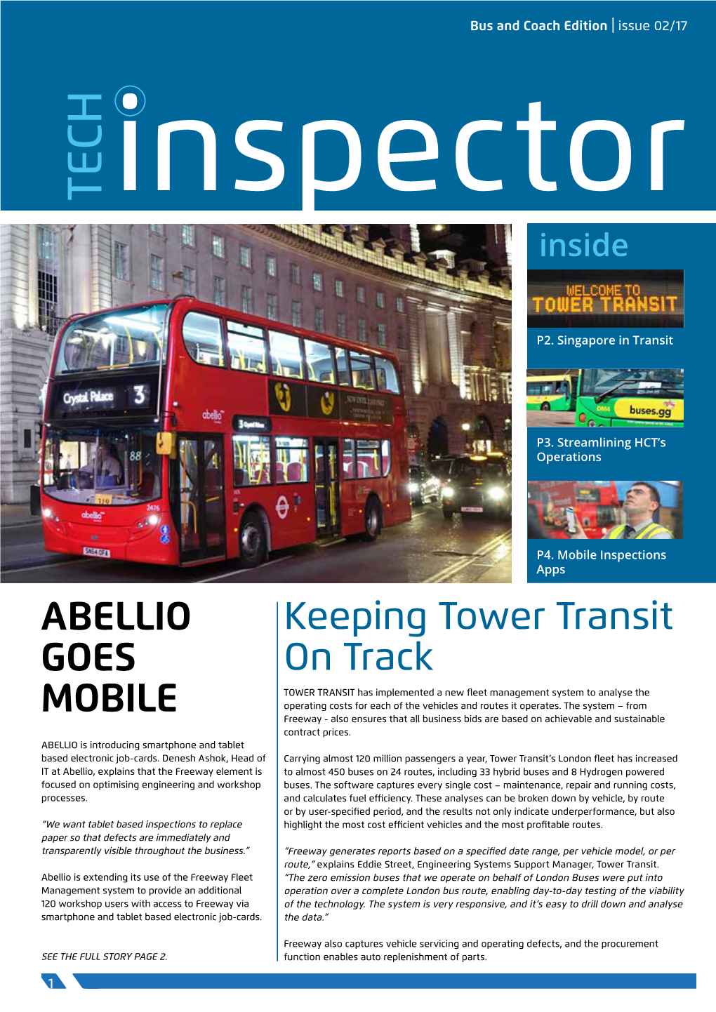 Abellio Goes Mobile Continued from Page 1