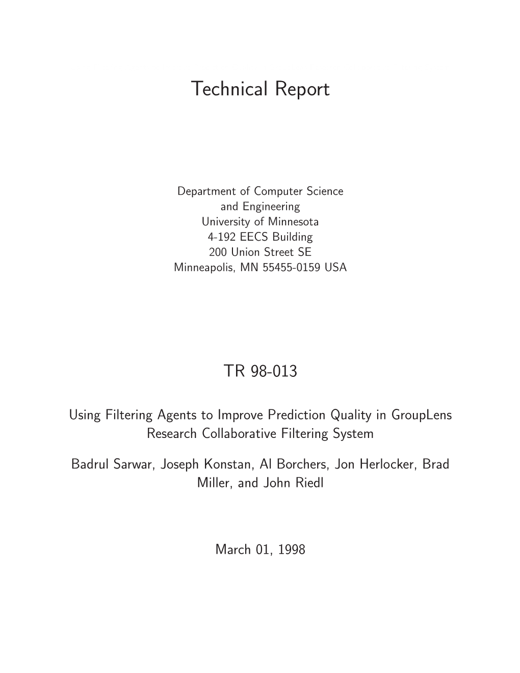 Technical Report