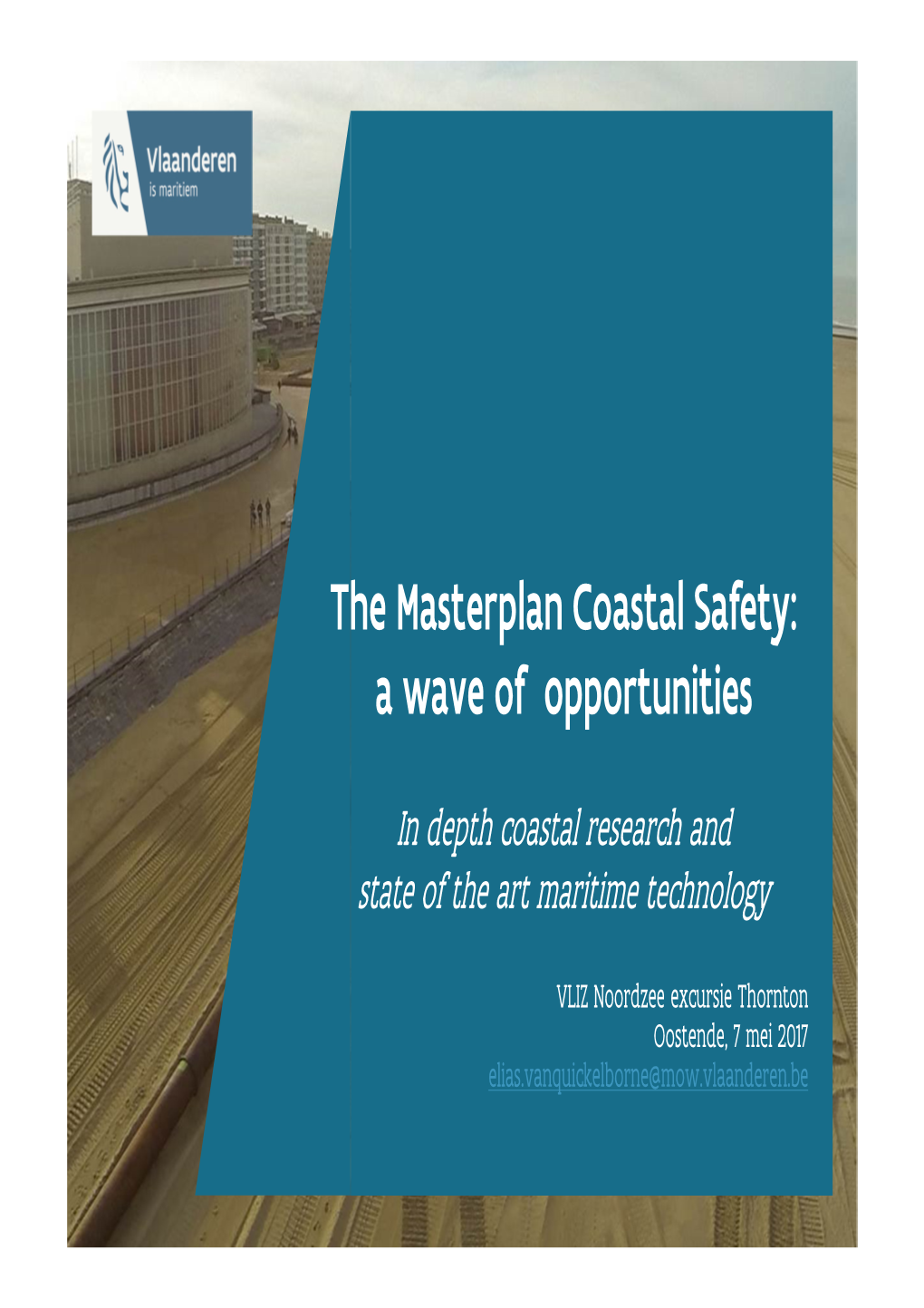 The Masterplan Coastal Safety: a Wave of Opportunities