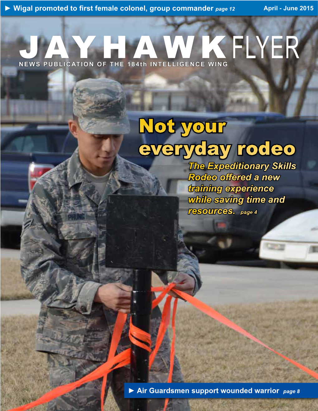 JAYHAWKFLYER NEWS PUBLICATION of the 184Th INTELLIGENCE WING