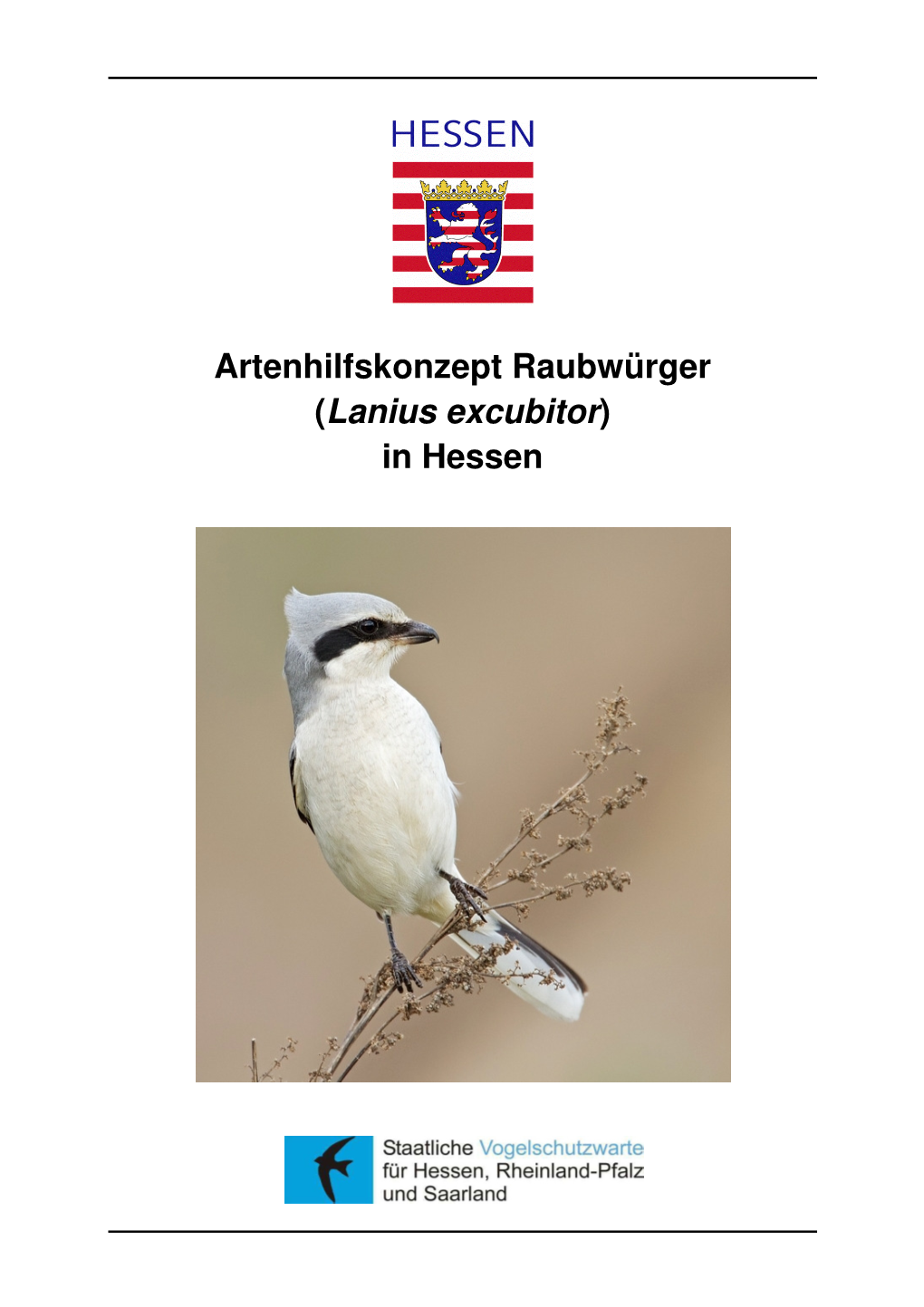 Artenhilfskonzept Raubwürger (Lanius Excubitor) in Hessen