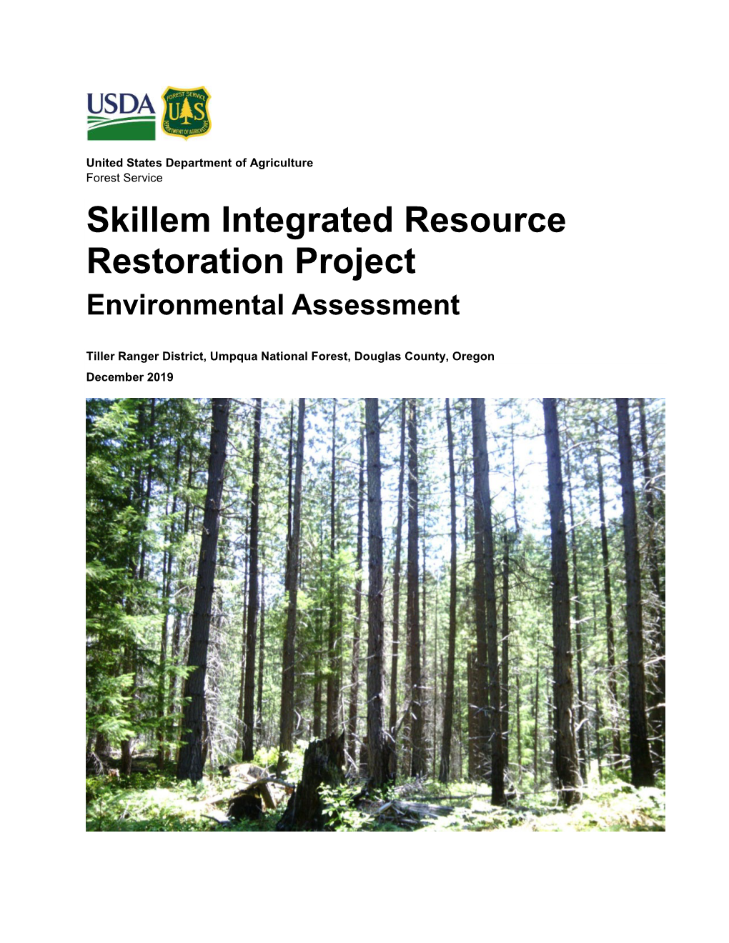 Skillem Integrated Resource Restoration Project EA