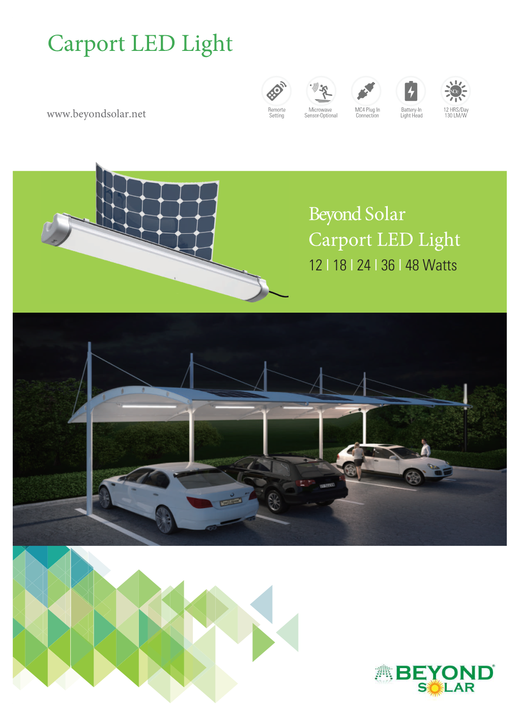 Solar Carport Light Catalog