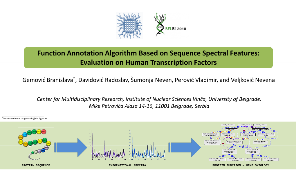Evaluation on Human Transcription Factors