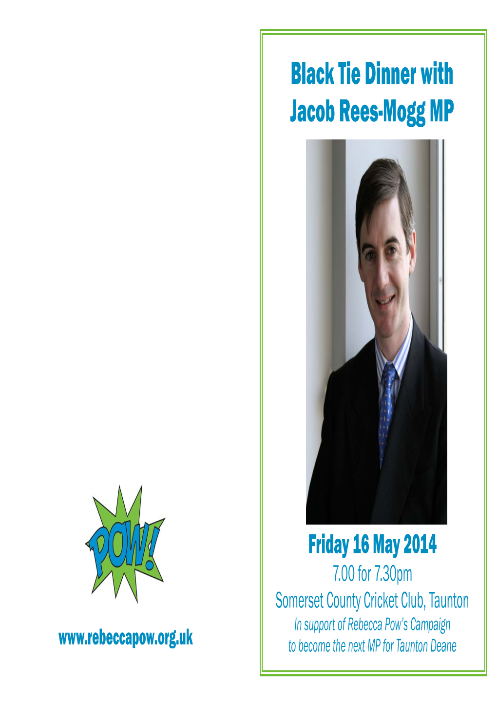 POW Jacob Rees Mogg Leaflet.Pub