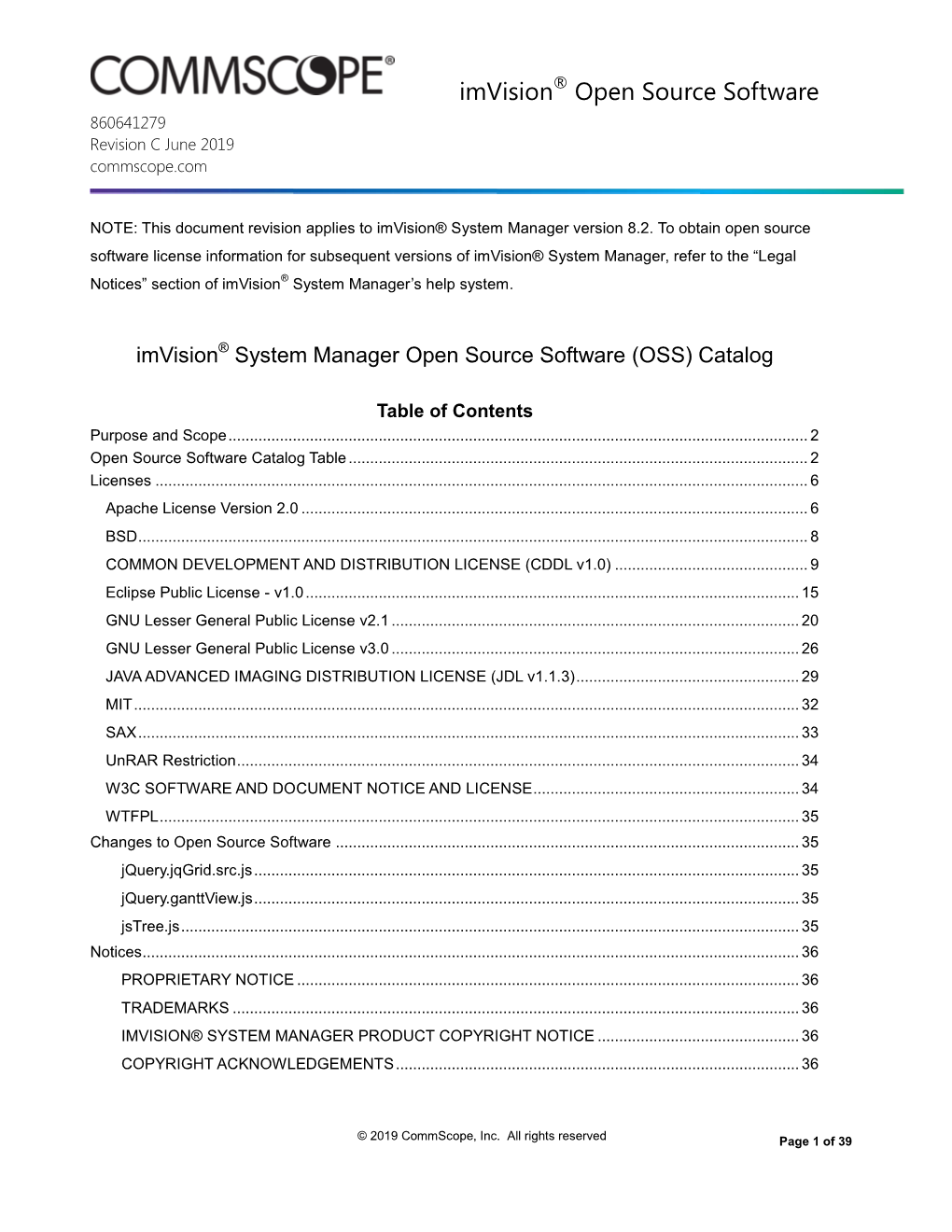 Imvision OSS Open Source Software