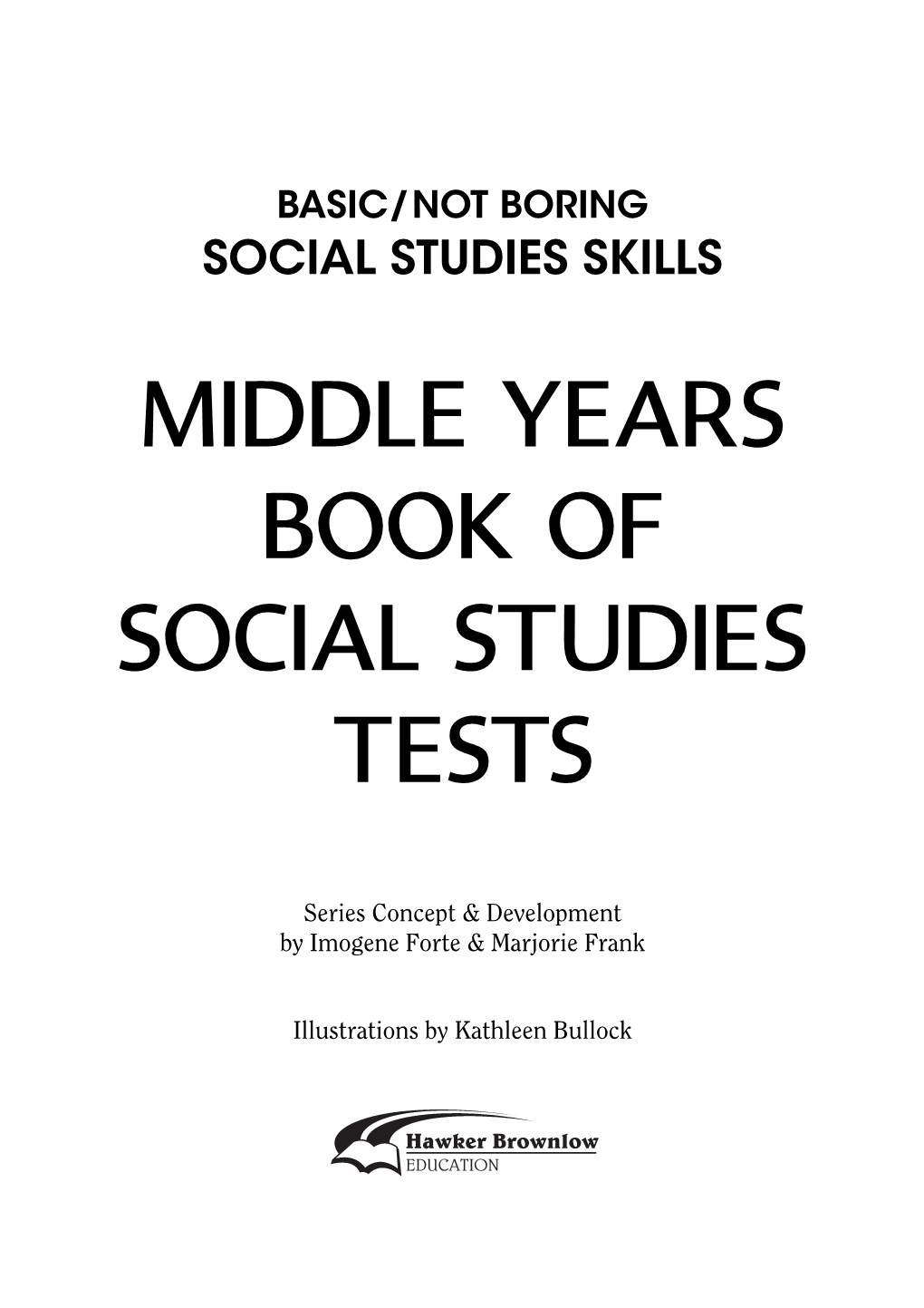 Middle Years Book of Social Studies Tests