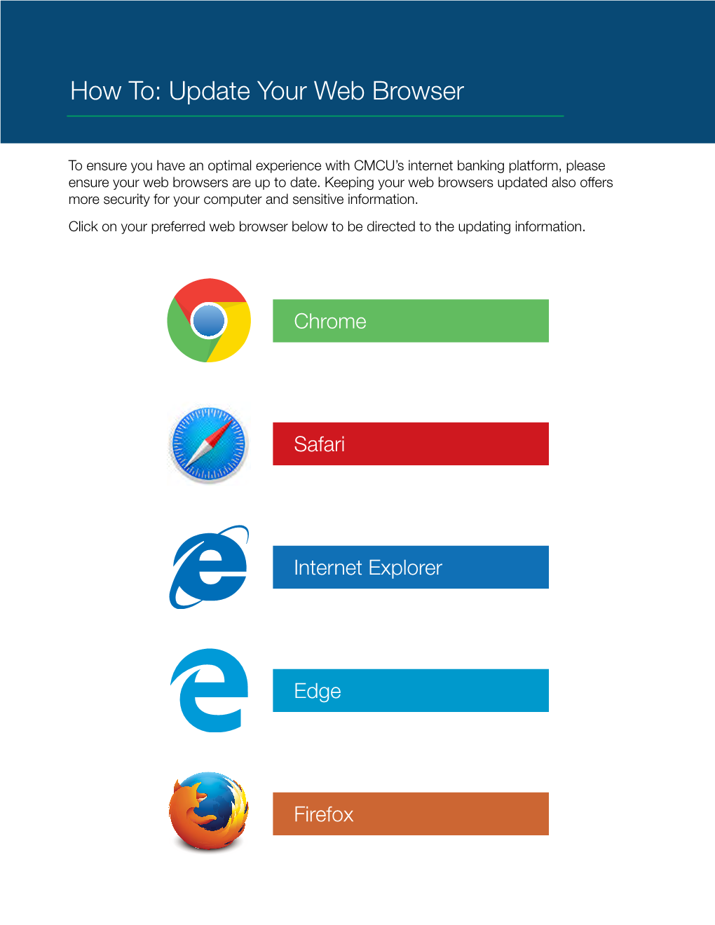 How To: Update Your Web Browser