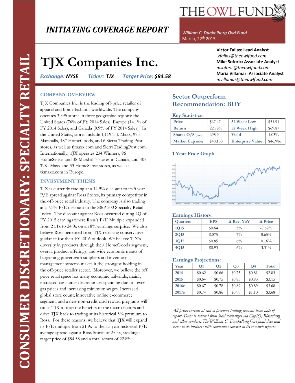 TJX Companies, Inc