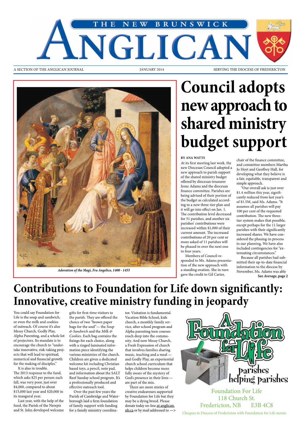Council Adopts New Approach to Shared Ministry Budget Support