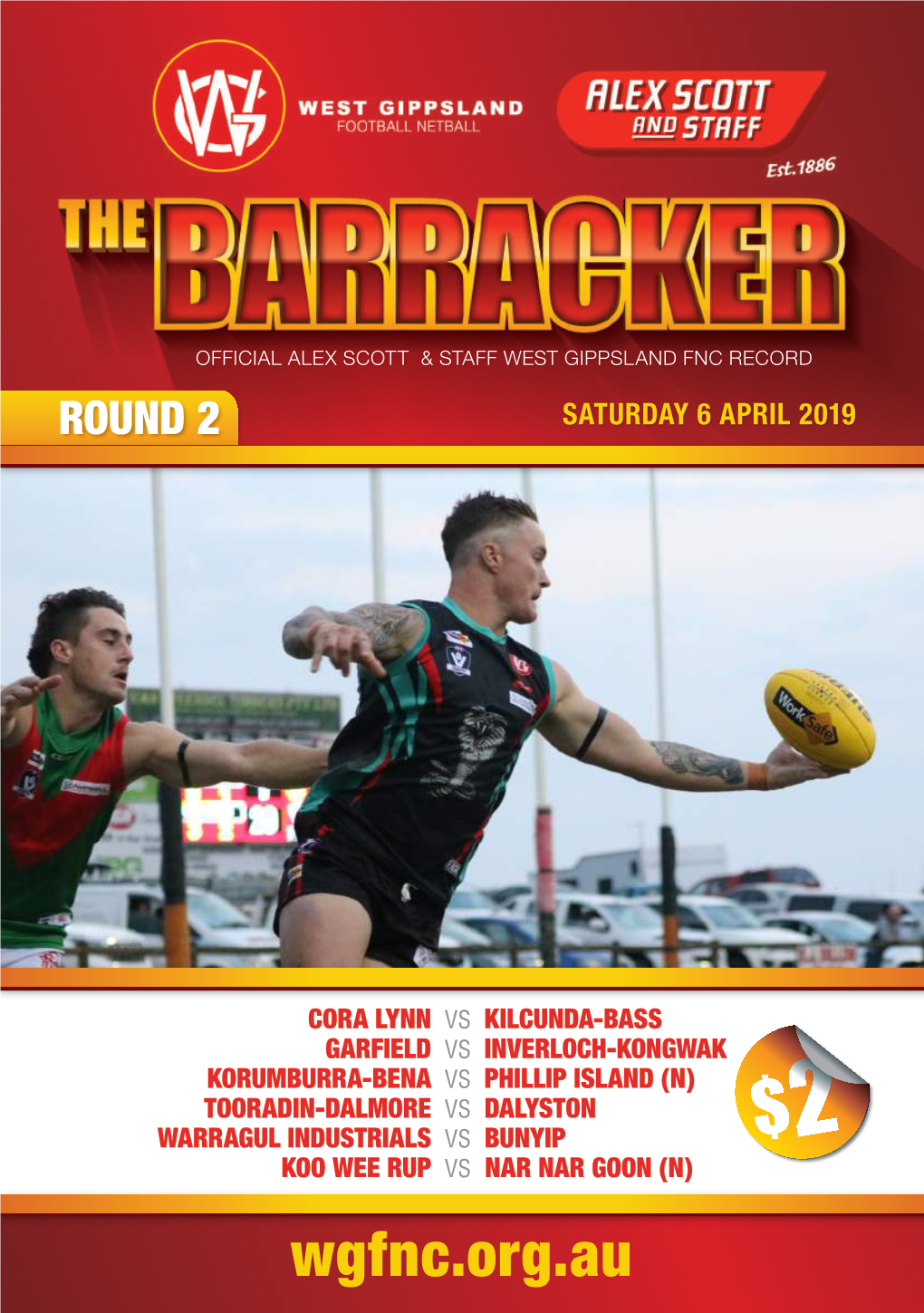 WGFNC Barracker Round 2, 2019