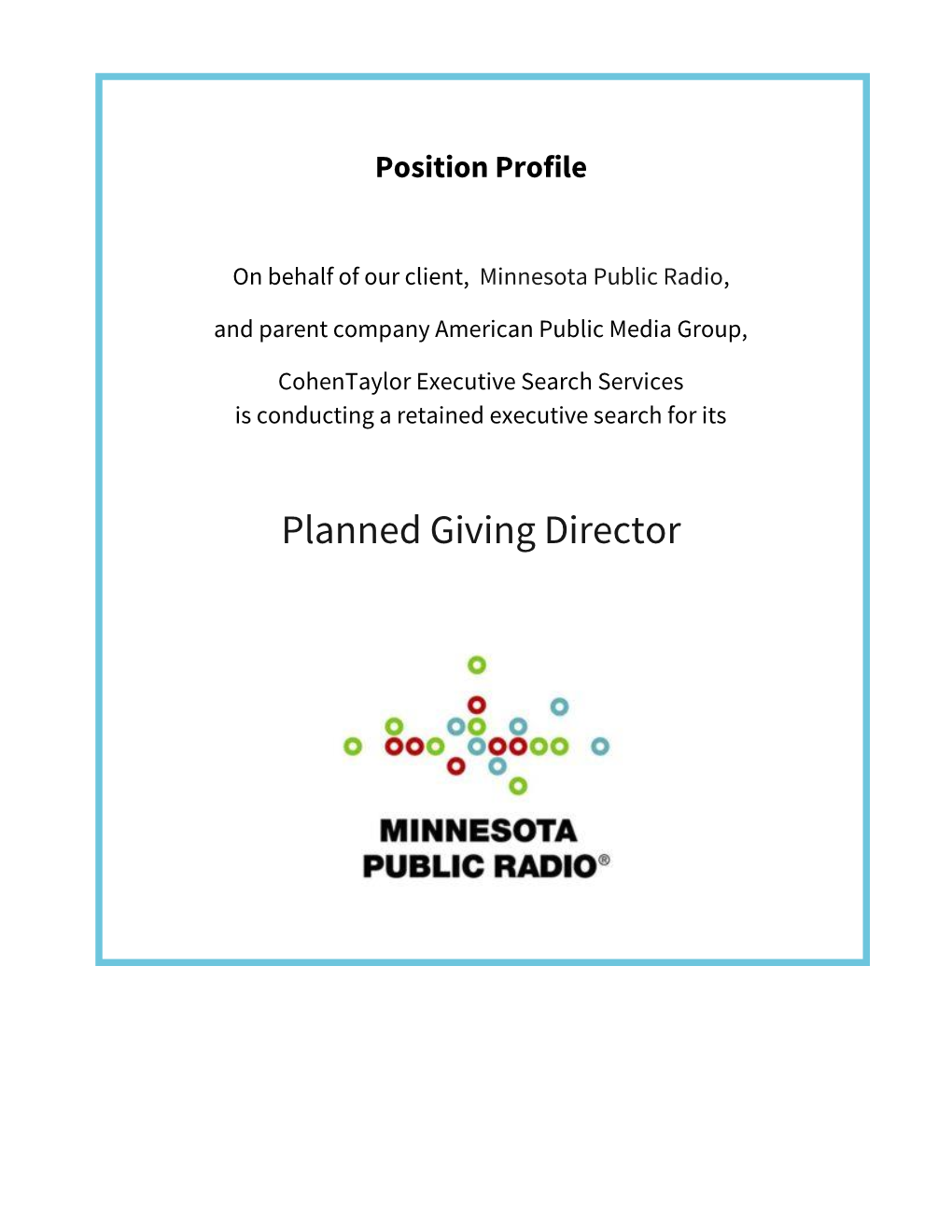 Planned Giving Director