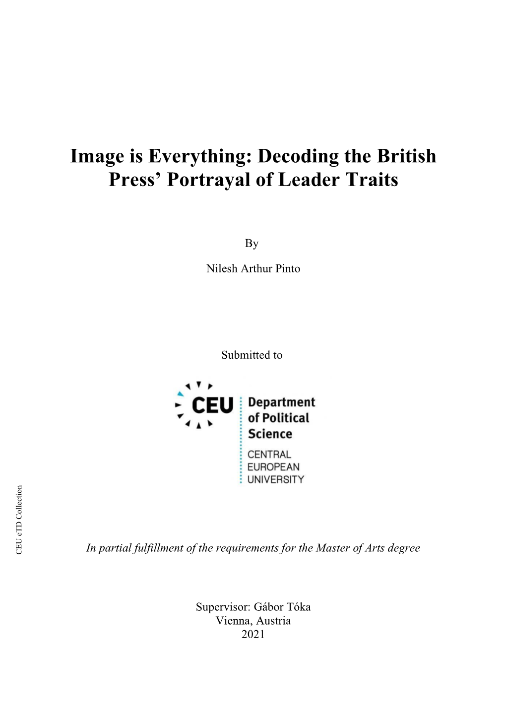 Decoding the British Press' Portrayal of Leader Traits