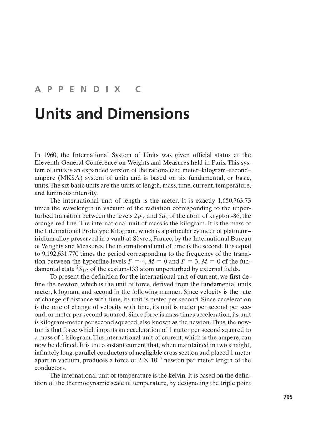 Units and Dimensions