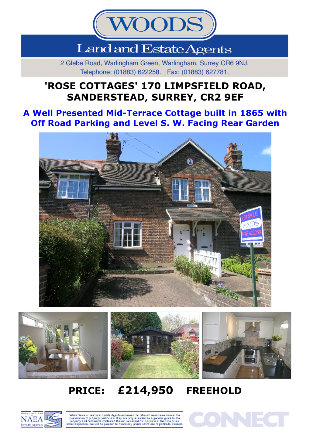 'Rose Cottages' 170 Limpsfield Road, Sanderstead, Surrey, Cr2 9Ef