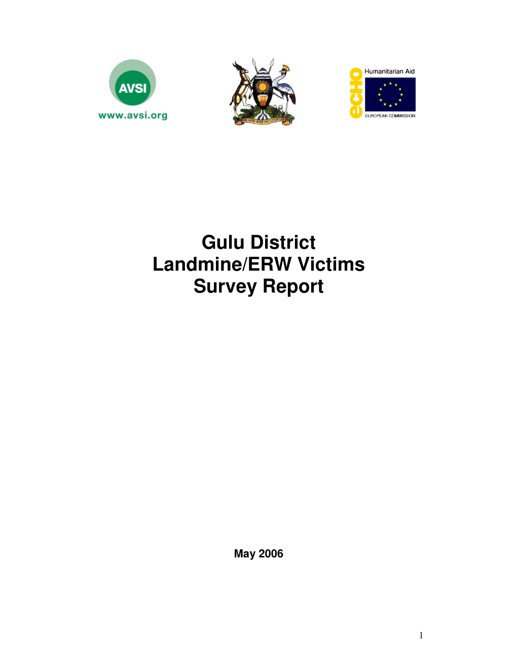 Gulu District Landmine/ERW Victims Survey Report