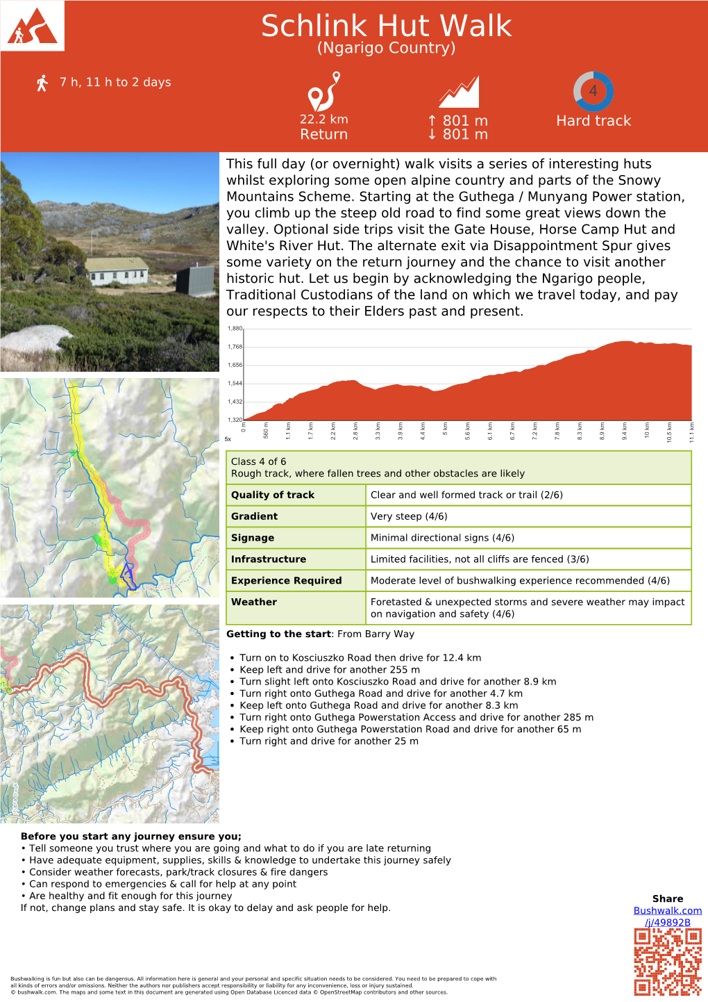 Schlink Hut Walk (Ngarigo Country)