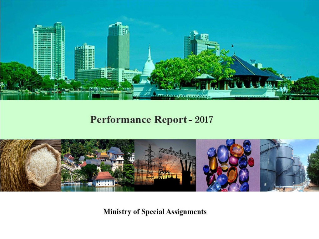 Performance Report of the Ministry Of
