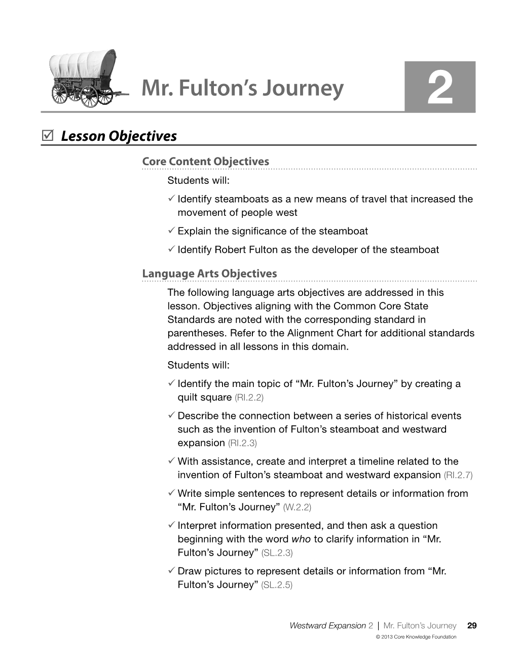 Mr. Fulton's Journey