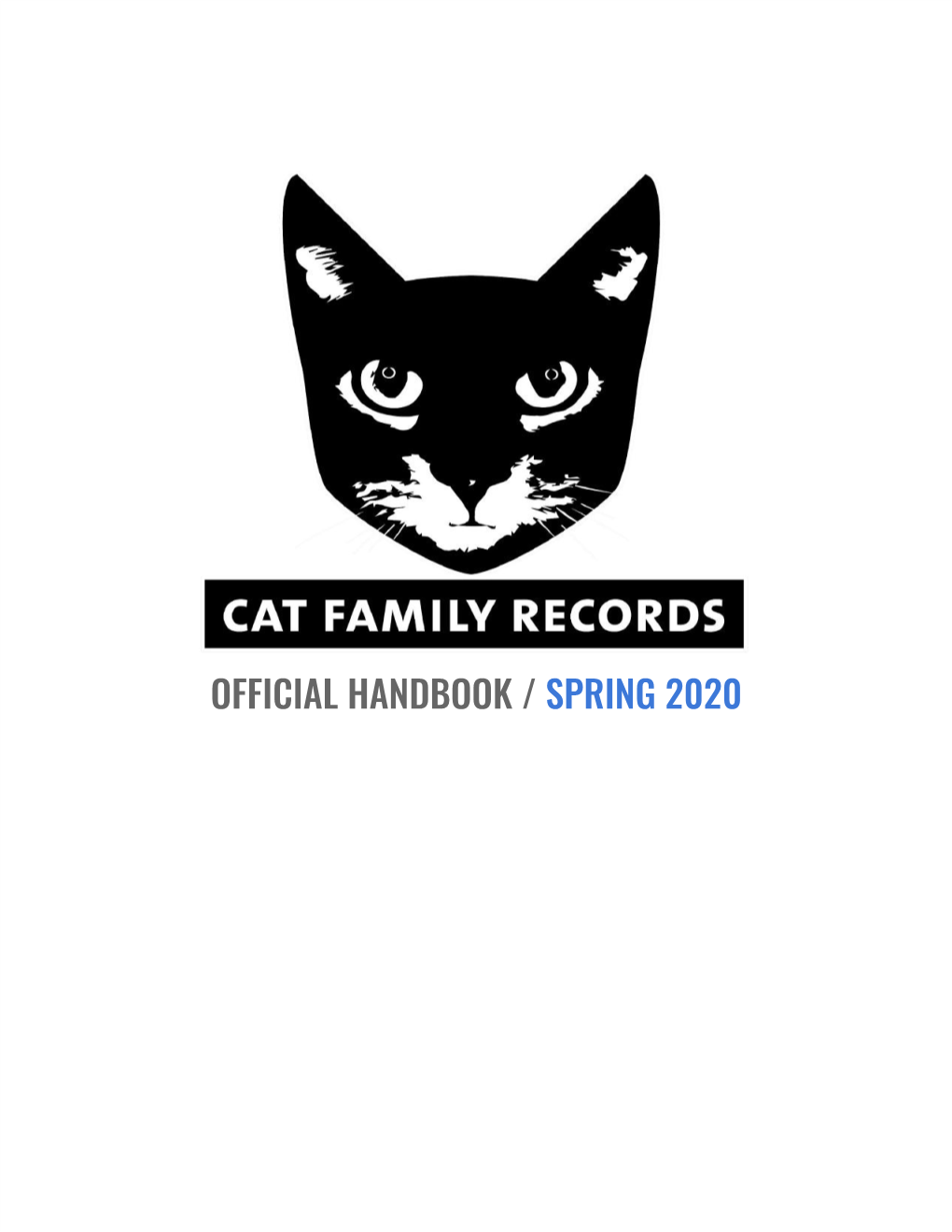 Official Handbook / ​Spring 2020