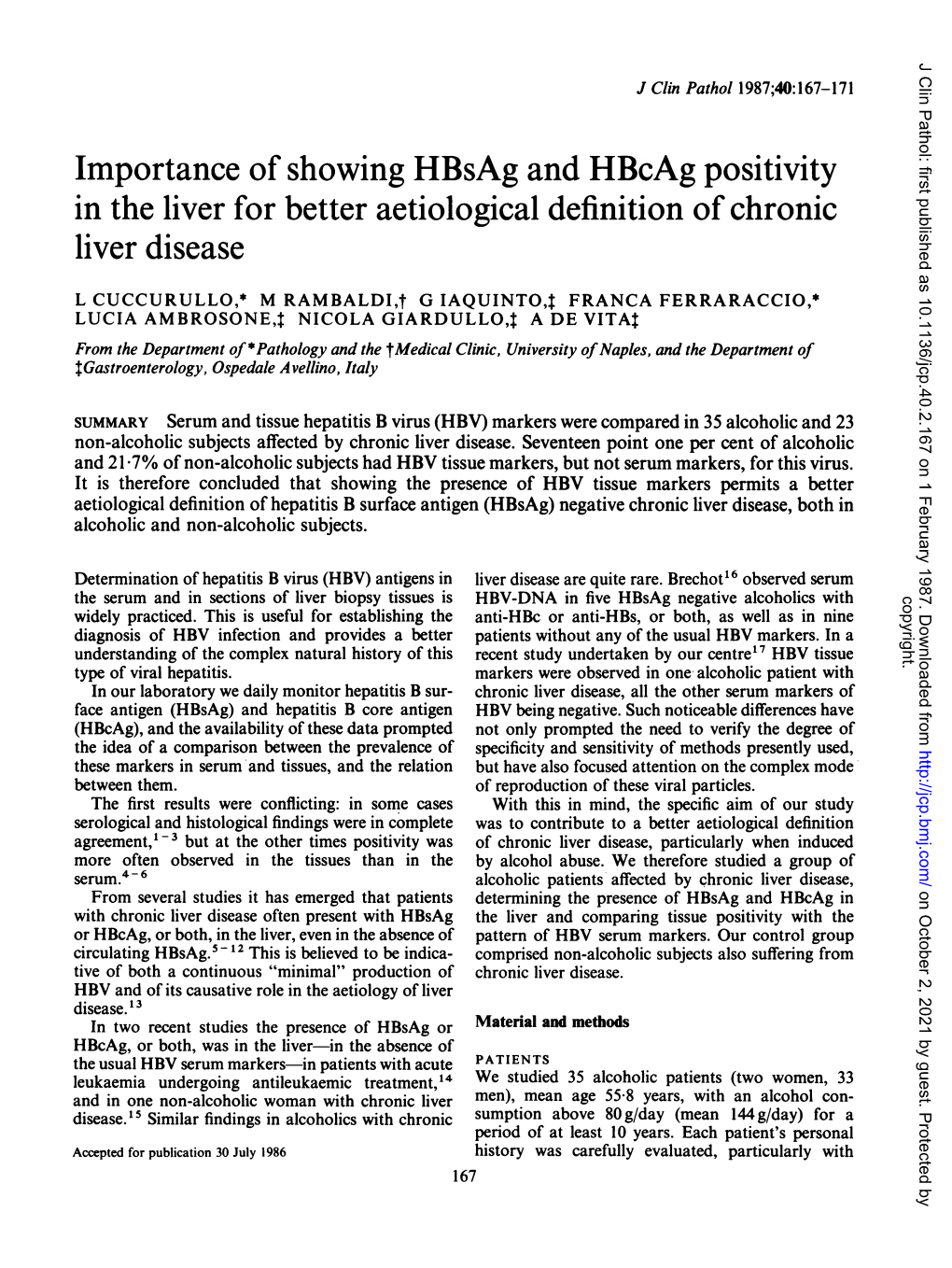 Importance of Showing Hbsag and Hbcag Positivity in the Liver For