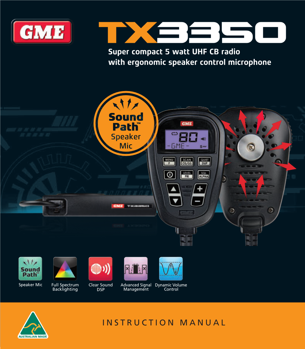 TX3350 Instruction Manual