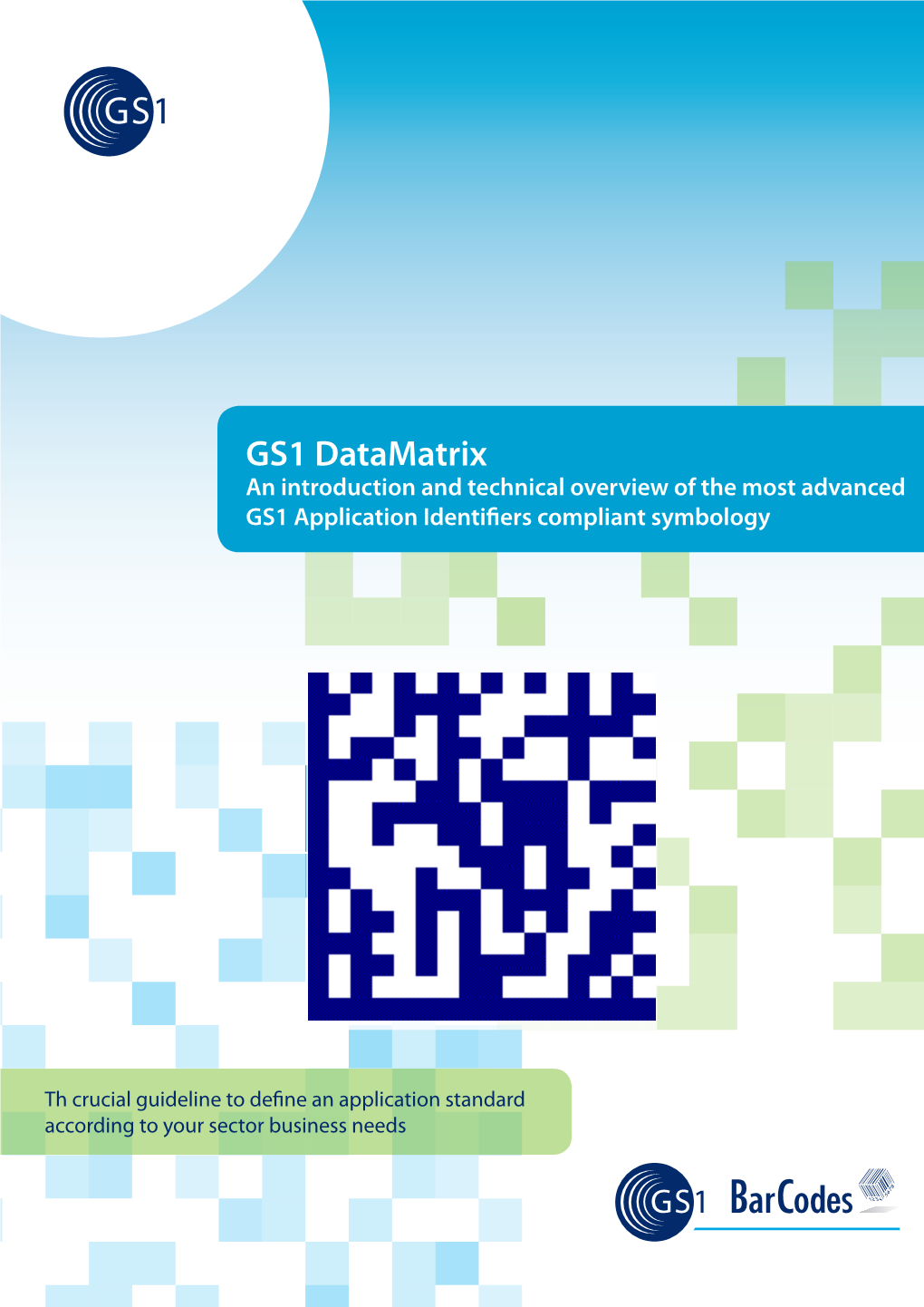 GS1 Datamatrix an Introduction and Technical Overview of the Most Advanced GS1 Application Identifiers Compliant Symbology