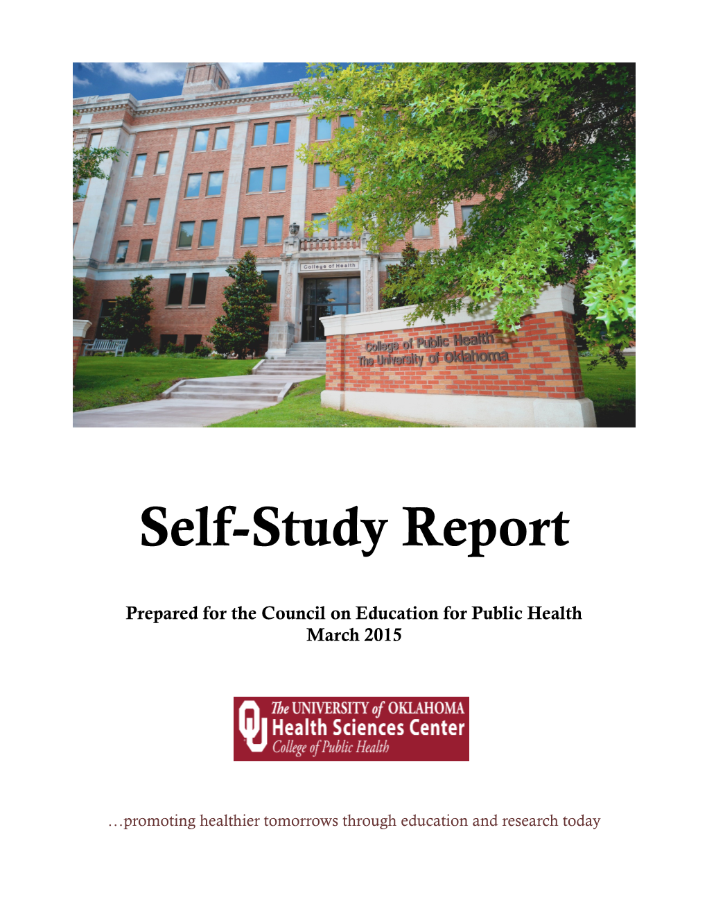 Self-Study Report