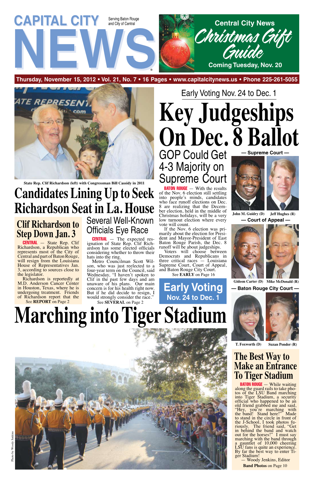 Key Judgeships on Dec. 8 Ballot