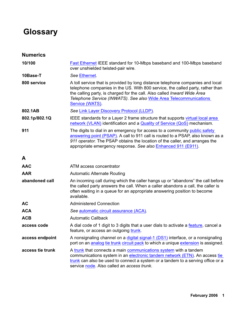 Master Glossary After-Call Work (ACW) Mode