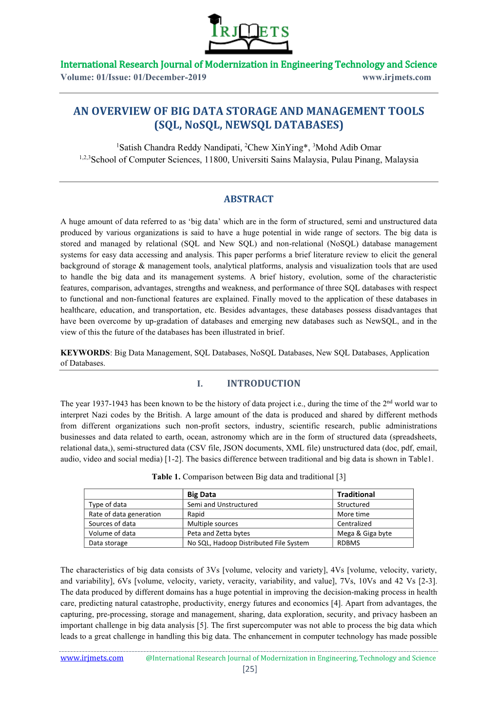 SQL, Nosql, NEWSQL DATABASES)