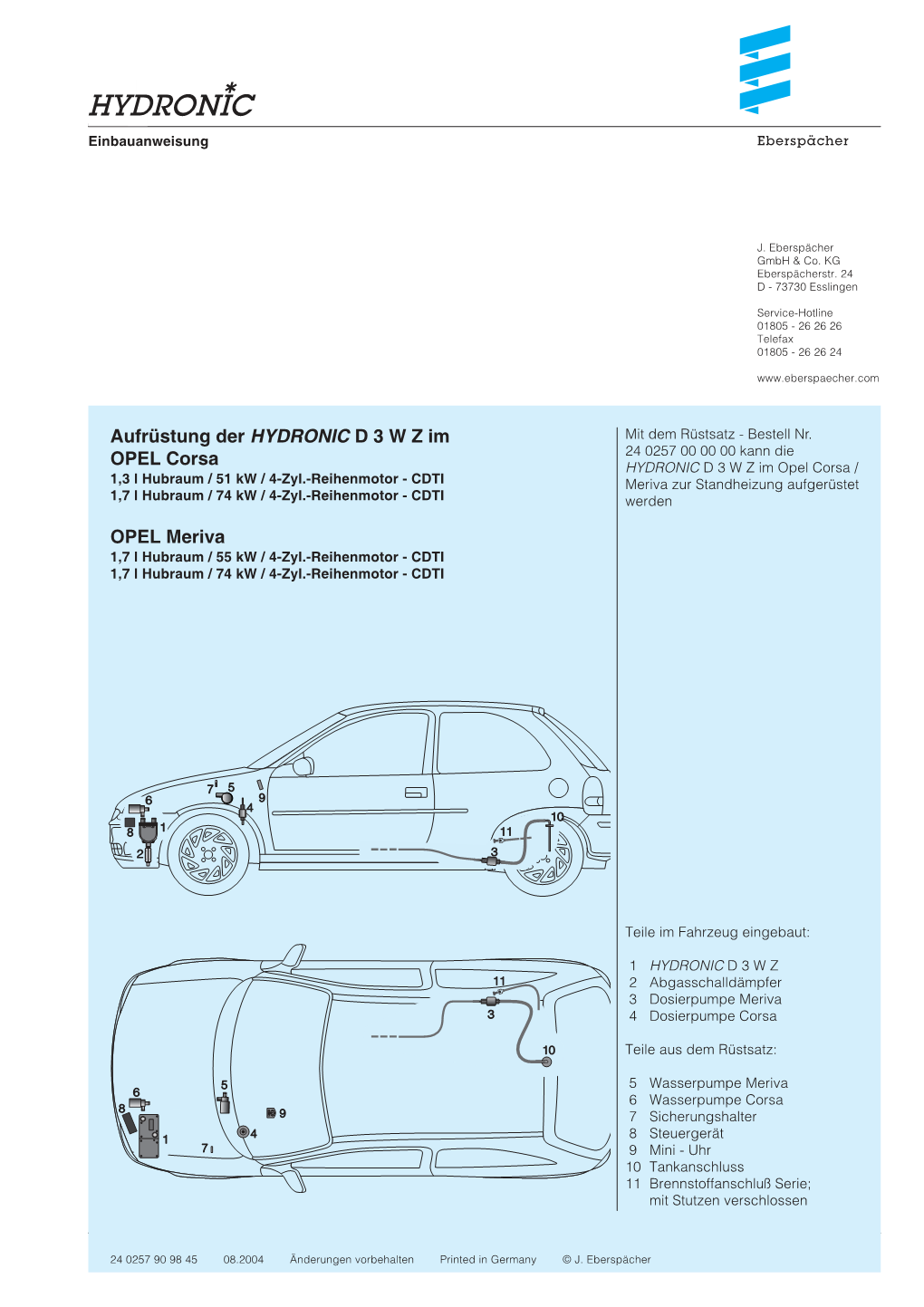 Aufr.St Corsa Meriva.Pmd