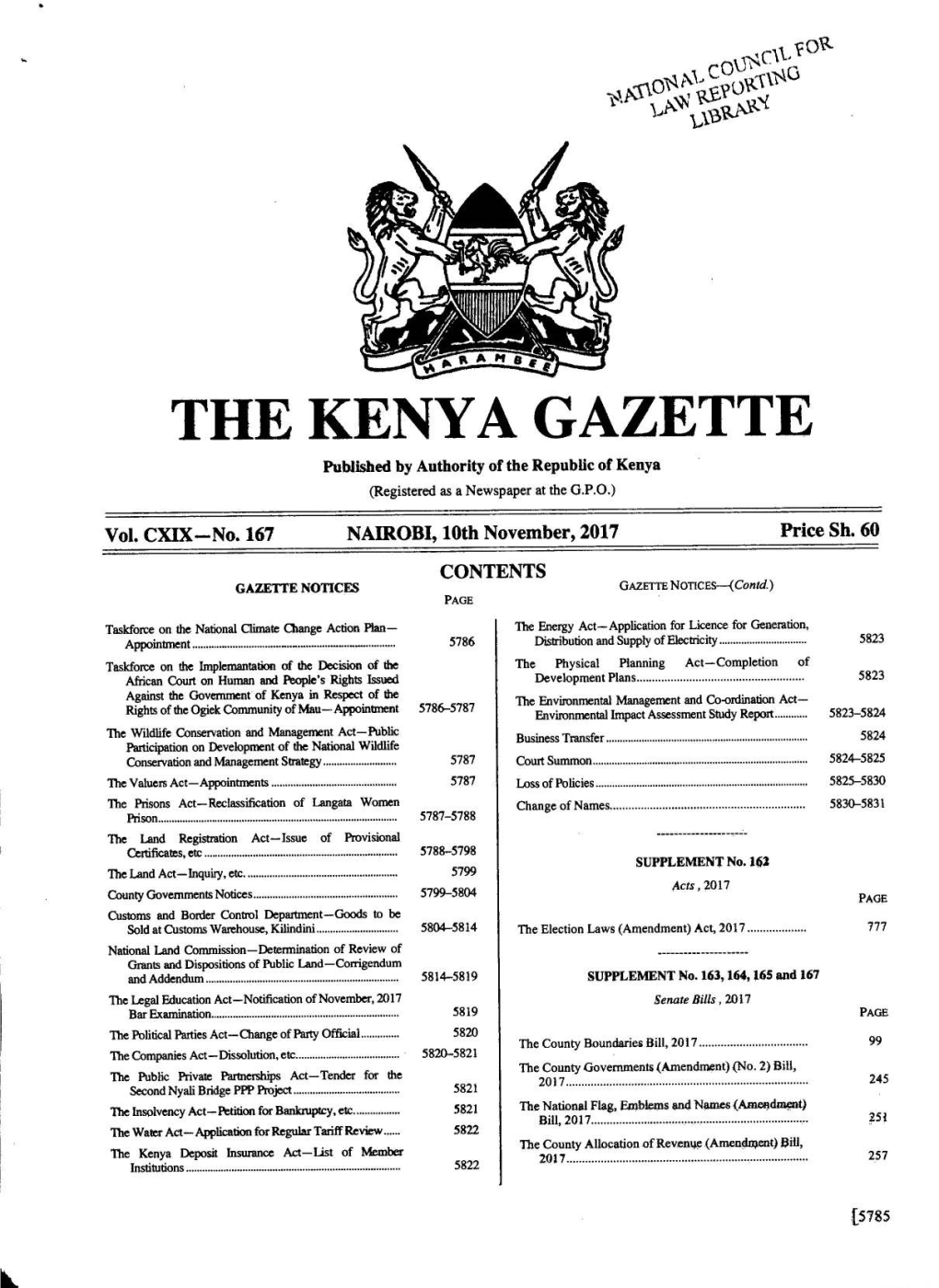 The Kenya Gazette