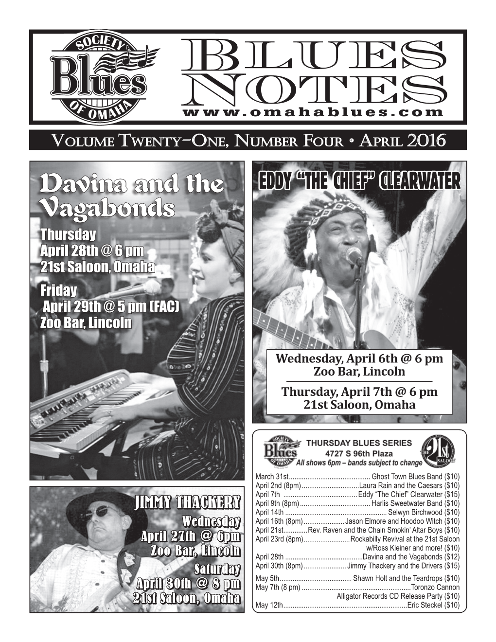 Blues Notes April 2016