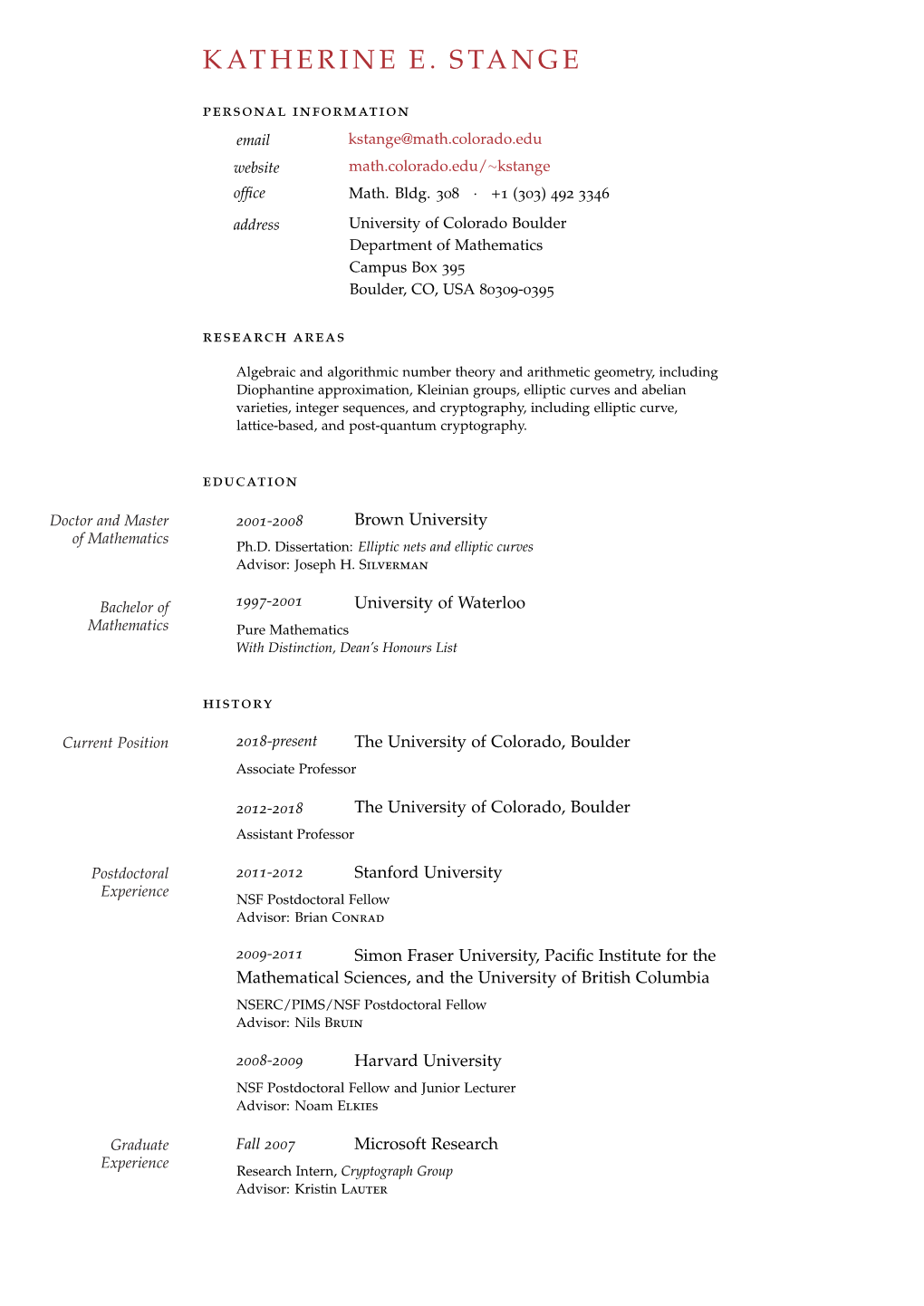 Katherine E. Stange and Xin Zhang Compositio Mathematica, 155:6 (2019), 1118–1170