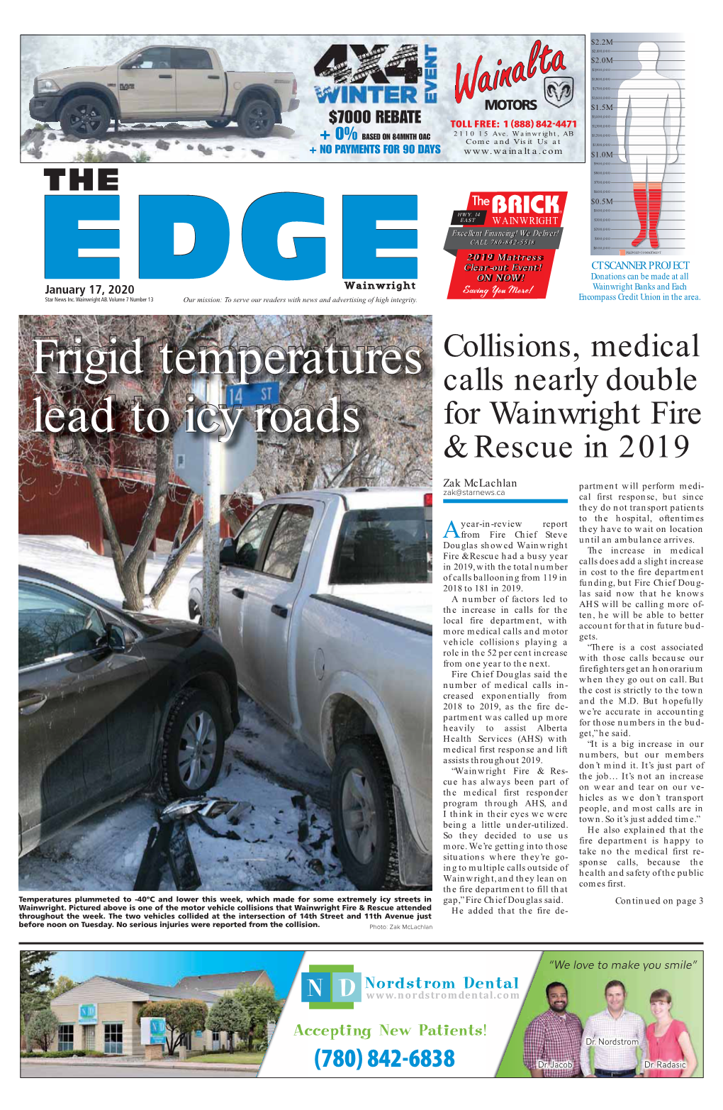 Frigid Temperatures Lead to Icy Roads